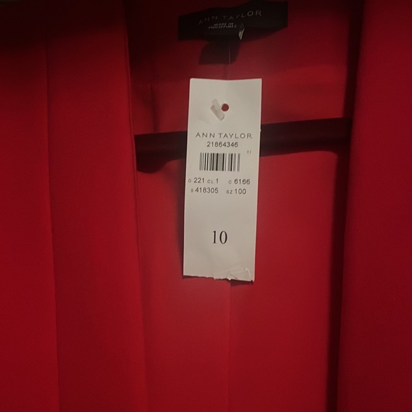 Ann Taylor Red Blazer size 10 - Picture 4 of 7